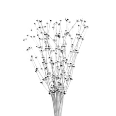Pearl Beads Spray, 8-Inch, 12-Count