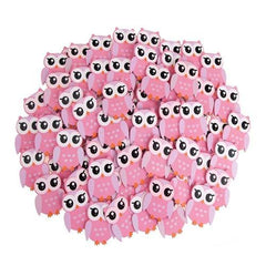 Small Owl Animal Wooden Baby Favors, 1-1/4-inch