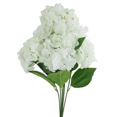 Artificial Silk Hydrangea Bouquet Flowers, 22-Inch