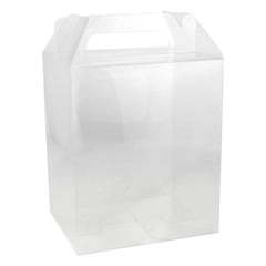 Gable Party Favor PVC Gift Boxes, 12-inch, 6-count