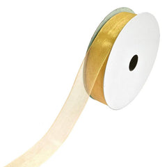 Sheer Nylon Organdy Ribbon, 5/8-Inch, 25-Yard
