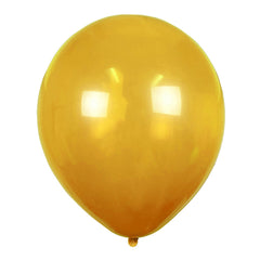 Premium Solid Color Latex Balloons, 12-inch, 72-count, Gold