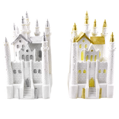 Minature Fantasy Castle Decoration, 9-1/2-inch