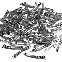 Silver French Clips, 100-count