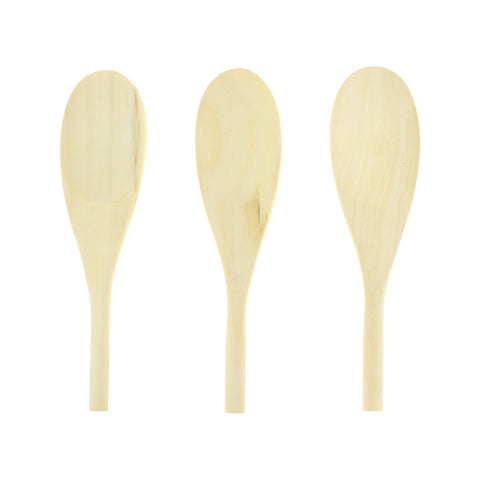 Wooden Craft Spoons, 6-inch, 3-count