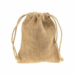 Burlap Favor Bags with Drawstring, 12-Piece