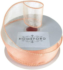 Sheer Organza Wired Edge Ribbon, 1-1/2-inch, 10-yard