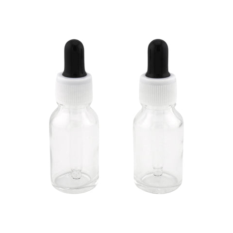 Mini Glass Dropper Craft Bottles, 3-1/2-inch, 2-count