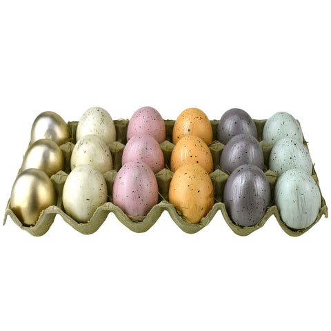 Pastel Easter Eggs Box, 12-inch, 18-piece