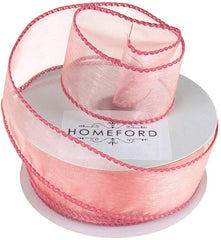 Sheer Organza Wired Edge Ribbon, 1-1/2-inch, 10-yard