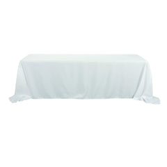 Rectangular Polyester Tablecloth, 90-Inch by 132-Inch