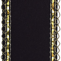 Christmas Velvet Victorian Edge Wired Ribbon, 10-yard
