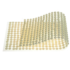 Plastic Pearls Flat Bead Self Adhesive Stickers