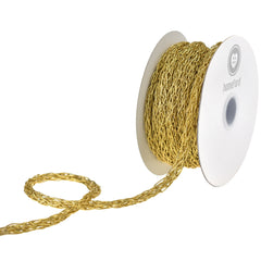 Christmas Metallic Chain Link Tubing Ribbon, 10-yard