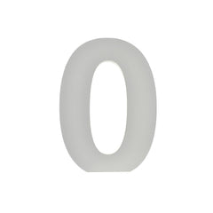 Wooden Standing Letters and Numbers, 4-3/4-inch, White