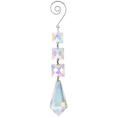 Acrylic Chandelier Crystals, Icicle Link, 7-inch