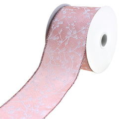 Berry Branch Silhouette Wired Ribbon, 10-yard