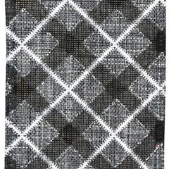 Christmas Diagonal Plaid Faux Linen Wired Ribbon, 2-1/2-inch, 10-yard