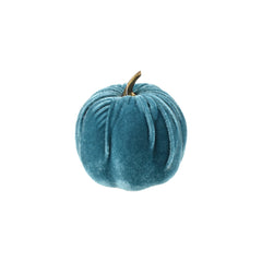 Velvet Pumpkin Centerpiece Decoration, 3-1/2-Inch