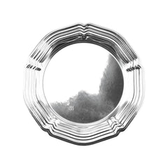 Metallic Flourish Edge Disposable Party Plates, 8-1/2-Inch, 12-Count