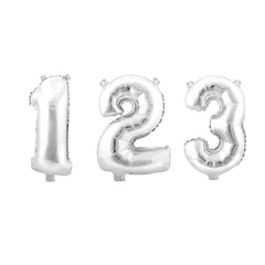 Aluminum Foil Number Balloon, 34-inch