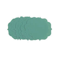 Quatrefoil Favor Label Tags, 1-3/4-Inch, 12-Count