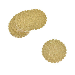 Scalloped Cloud Die Cut Paper Tags, 1-1/2-Inch, 12-Count