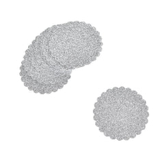 Scalloped Cloud Die Cut Paper Tags, 1-1/2-Inch, 12-Count