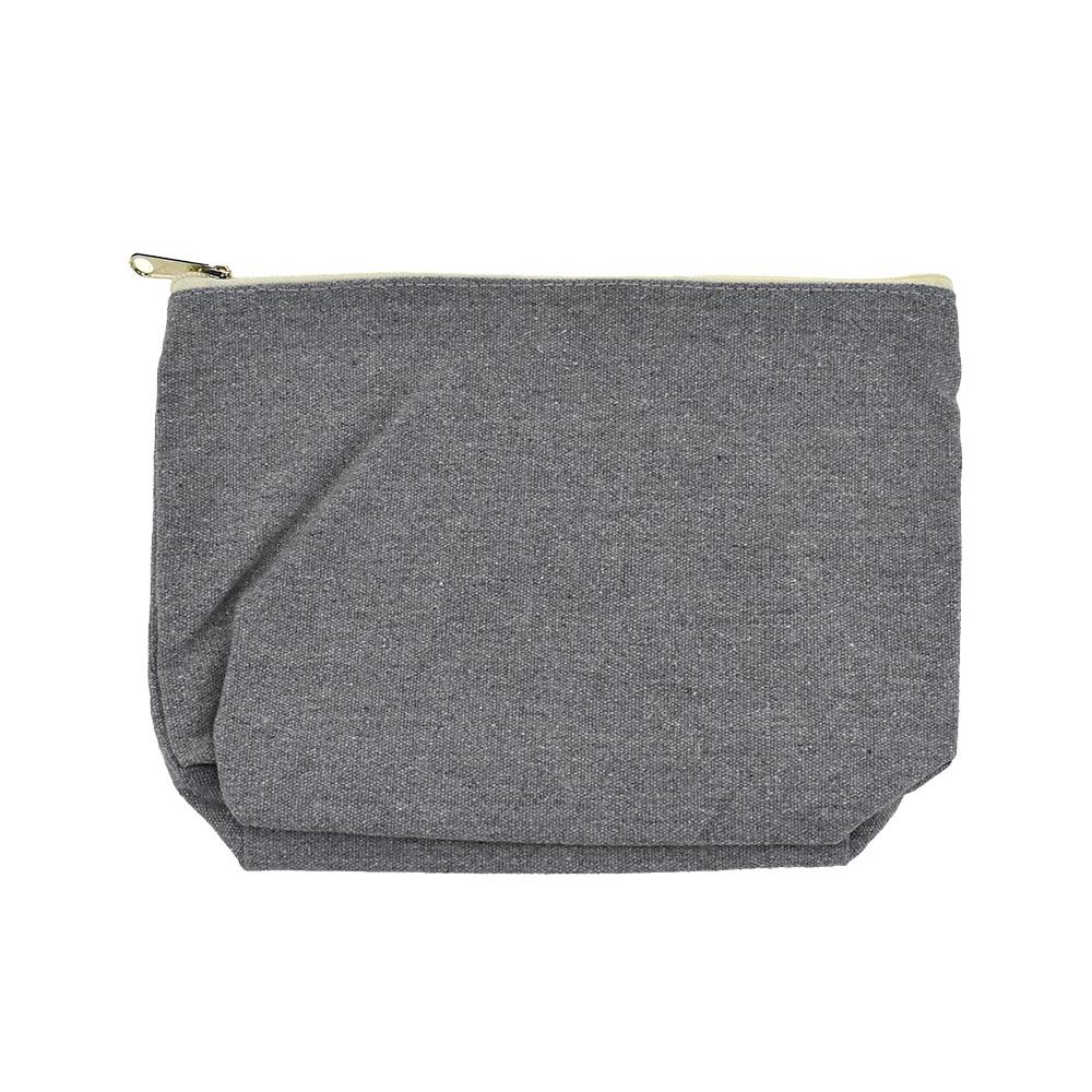 Canvas Zipper Pouch, 10-Inch