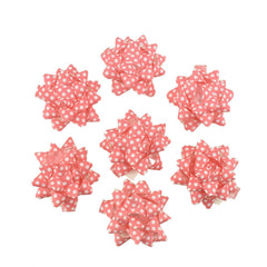 Self-Adhesive Pre-tied Star Bows, 2-Inch, 25-Piece
