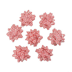 Self-Adhesive Pre-tied Star Bows, 2-Inch, 25-Piece