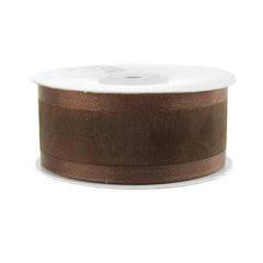 Satin-Edge Sheer Organza Ribbon, 1-1/2-inch, 25-yard