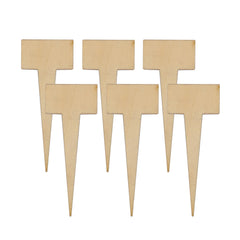 Mini Chalkboard Wood Stakes, Rectangle, 1-3/4-inch, 6-pack