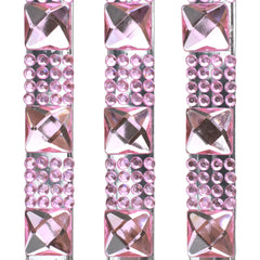 Acrylic Gem Rhinestone Self Adhesive Sticker Strips, 11-1/2-inch, 3-count