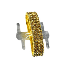 Corsage Wristlet with Rhinestone Band, 1/2-Inch