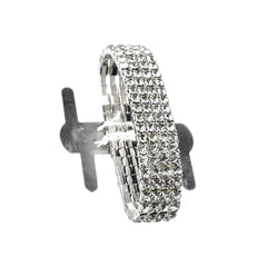 Corsage Wristlet with Rhinestone Band, 1/2-Inch