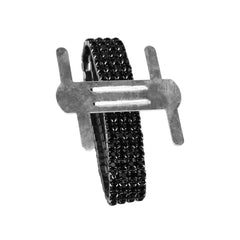 Corsage Wristlet with Rhinestone Band, 1/2-Inch