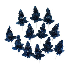 Organza Corsage Flowers, 6-inch, 12-count