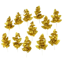 Organza Corsage Flowers, 6-inch, 12-count