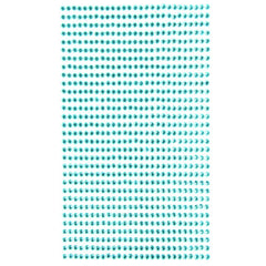 Round Adhesive Diamond Gem Stickers, 3mm