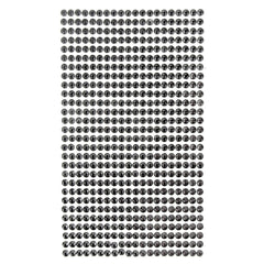 Round Adhesive Diamond Gem Stickers, 4mm