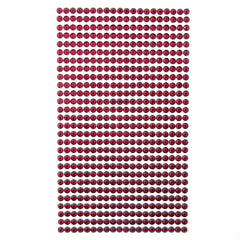 Round Adhesive Diamond Gem Stickers, 4mm