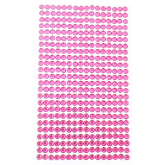 Round Adhesive Diamond Gem Stickers, 5mm