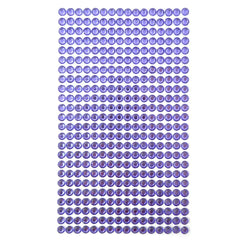 Round Adhesive Diamond Gem Stickers, 5mm