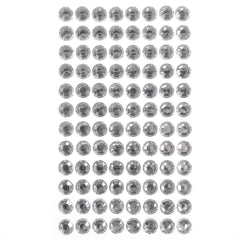 Round Adhesive Diamond Gem Stickers, 10mm