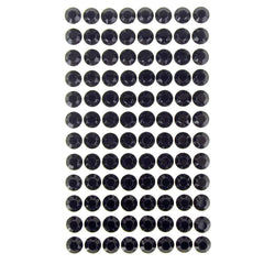 Round Adhesive Diamond Gem Stickers, 10mm