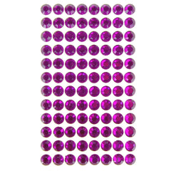 Round Adhesive Diamond Gem Stickers, 10mm