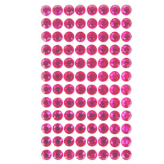 Round Adhesive Diamond Gem Stickers, 10mm