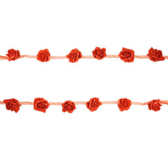 Foam Rose Hanging Garland, 56-Inch