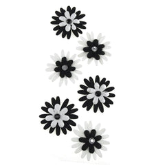Self Adhesive Paper Flowers 3D, 1-1/2-Inch, 6-Count